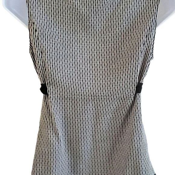Ann Taylor LOFT XS 0 Petite Black Stripe Blouse - Picture 5 of 6